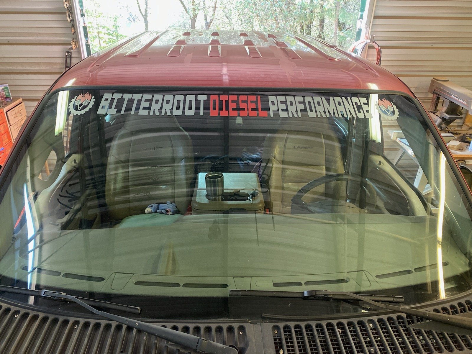 Bitterroot Diesel Performance Windshield Decal